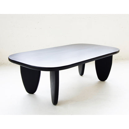 Solid Maple Coffee Table| black | Minimalist table| Made in LA