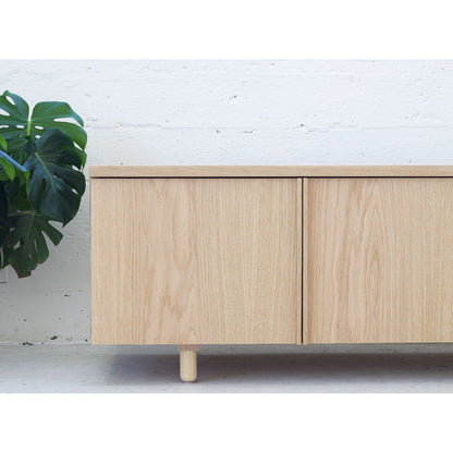 Vinyl Record Storage Bench| White Oak| Minimalist Storage | Modern Seating| Made In LA