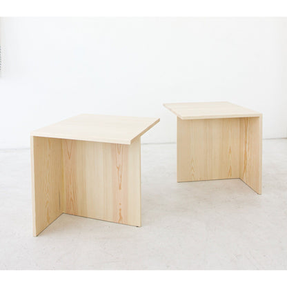 Side Table | Solid Wood Side Table | Modern End Table | Pair | Made in LA