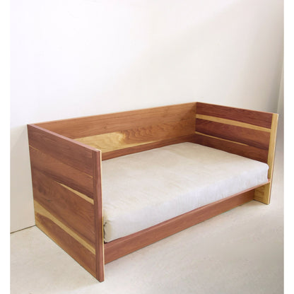 Modern Redwood Daybed| California Redwood Daybed | Solid wood daybed | Judd Inspired Daybed | Twin bed | Made in LA