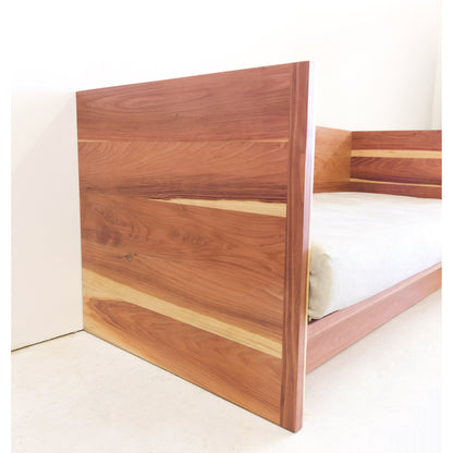 Modern Redwood Daybed| California Redwood Daybed | Solid wood daybed | Judd Inspired Daybed | Twin bed | Made in LA